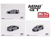 Mini GT - Honda Civic Type R 2023 - Sonic Gray Pearl