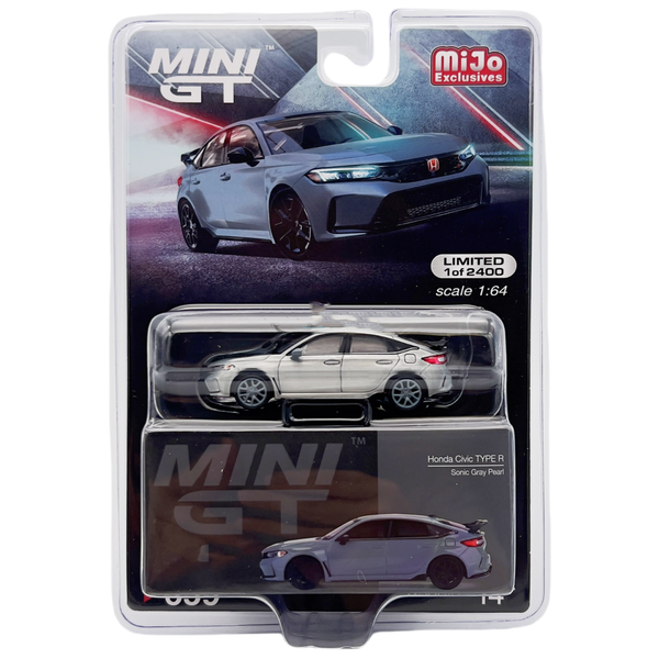 Mini GT - Honda Civic Type R 2023 - Sonic Gray Pearl *Chase*