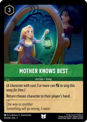 Lorcana - Mother Knows Best - 95/204 - Uncommon - The First Chapter