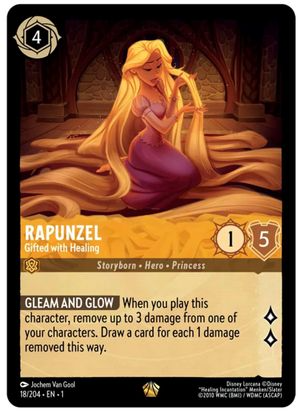 Lorcana - Rapunzel (Gifted with Healing) - 18/204 - Legendary - The First Chapter