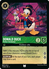 Lorcana - Donald Duck (Perfect Gentleman) - 77/204 - Uncommon - Rise of the Floodborn