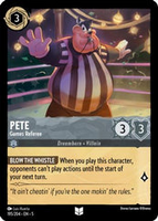 Lorcana - Pete (Games Referee) - 195/204 - Uncommon - Shimmering Skies