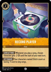 Lorcana - Record Player - 32/204 - Common - Ursula's Return