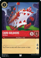 Lorcana - Card Soldiers (Full Deck) - 105/204 - Uncommon - Rise of the Floodborn