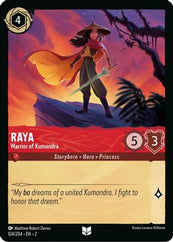 Lorcana - Raya (Warrior of Kumandra) - 124/204 - Uncommon - Rise of the Floodborn