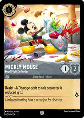 Lorcana - Mickey Mouse (Food Fight Defender) - 176/204 - Common - Shimmering Skies