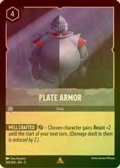 Lorcana - Plate Armor - 201/204 - Rare (Foil) - Shimmering Skies