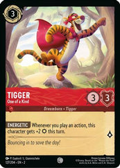 Lorcana - Tigger (One of a Kind) - 127/204 - Common - Rise of the Floodborn