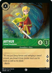 Lorcana - Arthur (Trained Swordsman) - 69/204 - Common - Rise of the Floodborn