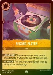 Lorcana - Record Player - 32/204 - Common (Foil) - Ursula's Return