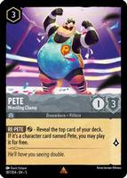 Lorcana - Pete (Wrestling Champ) - 187/204 - Rare - Shimmering Skies