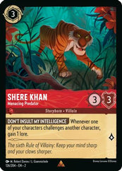 Lorcana - Shere Khan (Menacing Predator) - 126/204 - Rare - Rise of the Floodborn