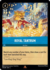 Lorcana - Royal Tantrum - 161/204 - Rare - Shimmering Skies