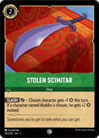 Lorcana - Stolen Scimitar - 102/204 - Common - The First Chapter