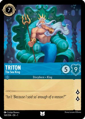 Lorcana - Triton (The Sea King) - 160/204 - Uncommon - The First Chapter