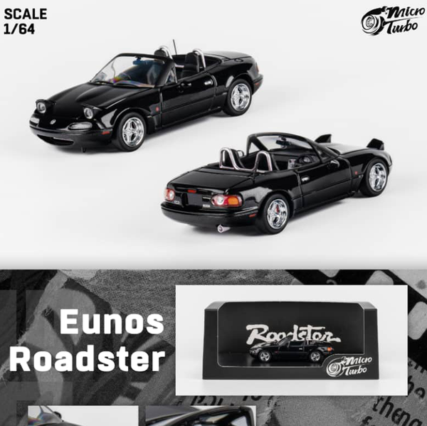 MicroTurbo - Mazda Eunos Roadster - Black *Pre-Order*