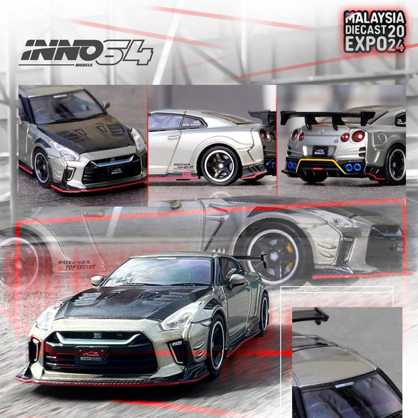 INNO64 - Nissan GT-R (R35) "Top Secret" *Malaysia Diecast Expo 2024 Exclusive* - *Pre-Order*