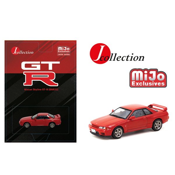 Tarmac Works - Nissan Skyline GT-R (BNR32) – Red - J-Collection Series *Pre-Order*