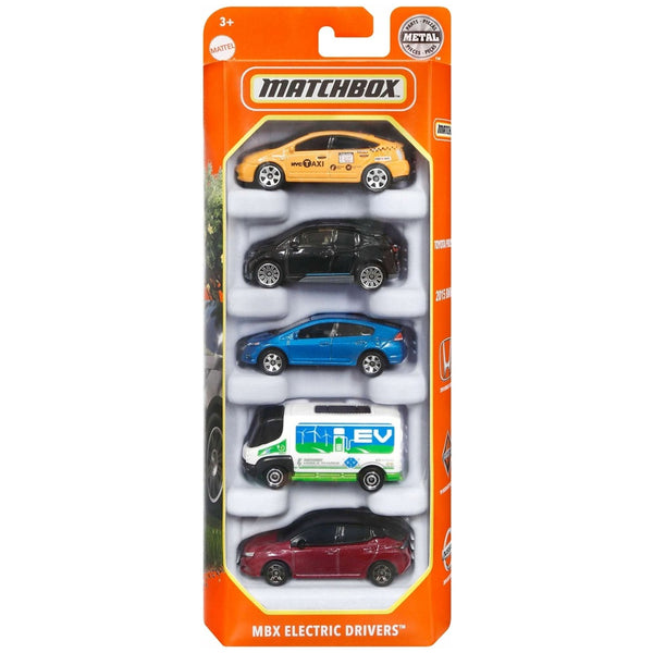 Matchbox - MBX Electric Drivers 5-Pack - 2022