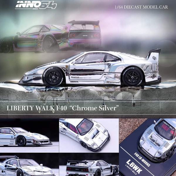 INNO64 - Ferrari F40 LBWK *Hobby Expo China 2024 Exclusive* - *Sealed, Possibility of a Chase Car - Pre-Order*