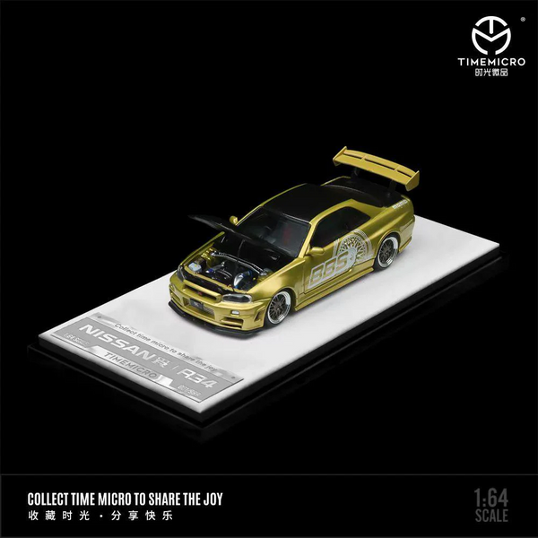 Time Micro - Nissan Skyline GT-R (R34) Z-Tune "BBS" - Gold