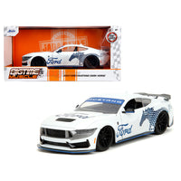 Jada Toys - 2024 Ford Mustang Dark Horse – White - 2023 Bigtime Muscle Series *1/24 Scale*