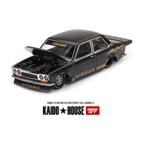 Kaido House x Mini GT - Datsun 510 Pro Street Full Carbon V1 - Black Carbon *Sealed, Possibility of a Chase*