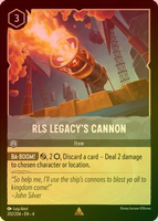 Lorcana - RLS Legacy's Cannon - 202/204 - Rare (Foil) - Ursula's Return