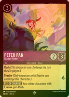 Lorcana - Peter Pan (Shadow Finder) - 54/204 - Super Rare (Foil) - Ursula's Return