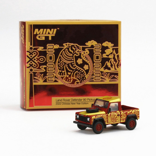 Mini GT - Land Rover Defender 90 Pickup - 2022 Chinese New Year Edition